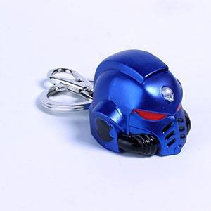 Warhammer 40000 - Llavero metálico casco Space Marine